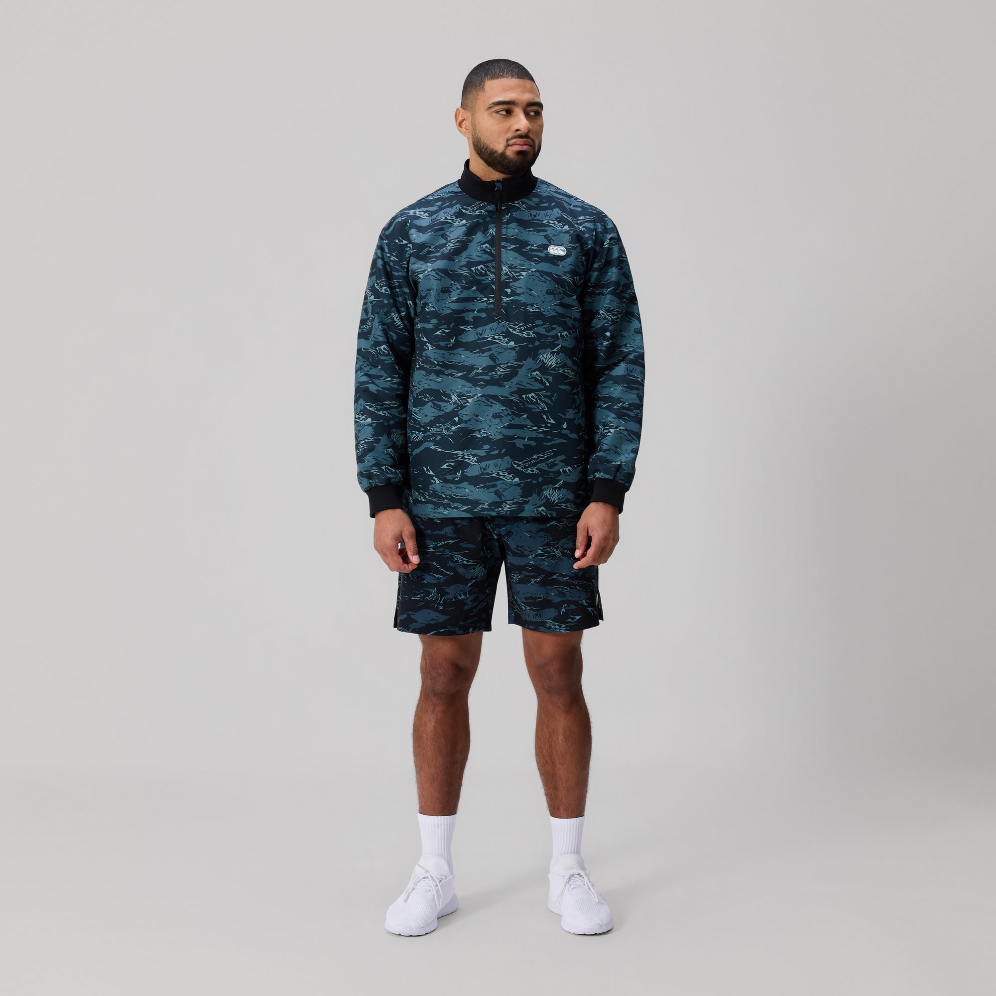 Mens Force 1/4 Zip Jacket Grey | Canterbury