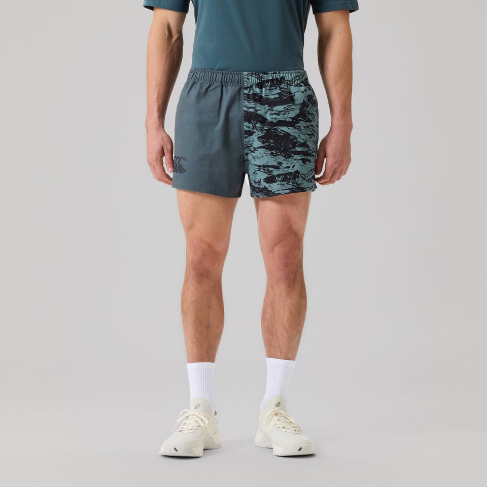 CANTERBURY FORCE HARLEQUIN DRILL SHORT AM BLUE