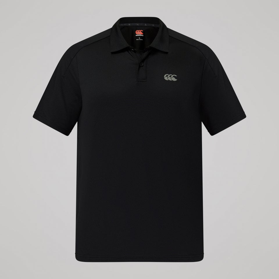 Mens Tempo Polo Shirt Black