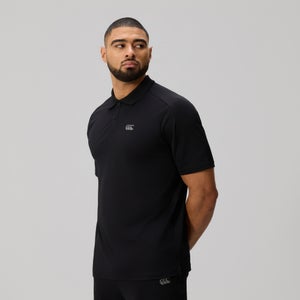 Mens Tempo Polo Shirt Black