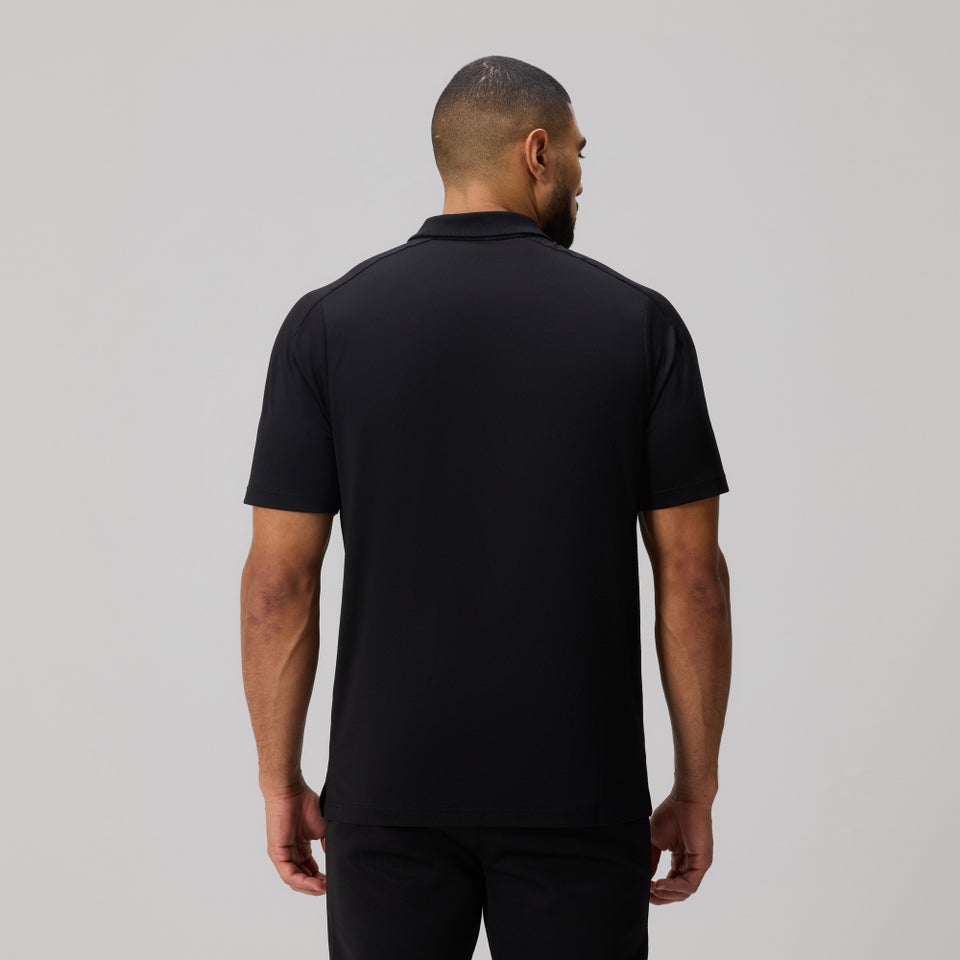 Mens Tempo Polo Shirt Black