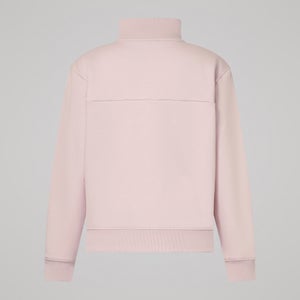 WOMENS EVERYDAY QUARTER-ZIP SWEATER PURPLE