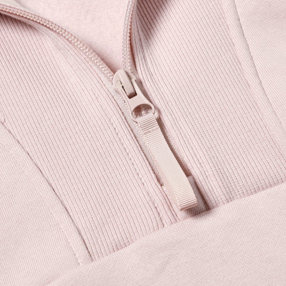 WOMENS EVERYDAY QUARTER-ZIP SWEATER PURPLE