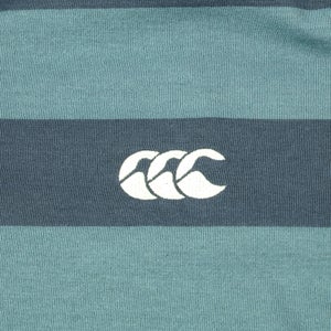 Mens Fundamentals Stripe Polo Shirt Grey