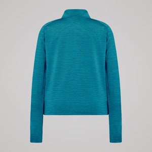 KIDS TEMPO+ QUARTER-ZIP TRAINING TOP TEAL