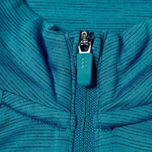 KIDS TEMPO+ QUARTER-ZIP TRAINING TOP TEAL