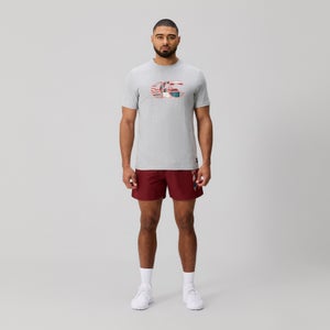 Mens Uglies Logo Tee Grey Marl