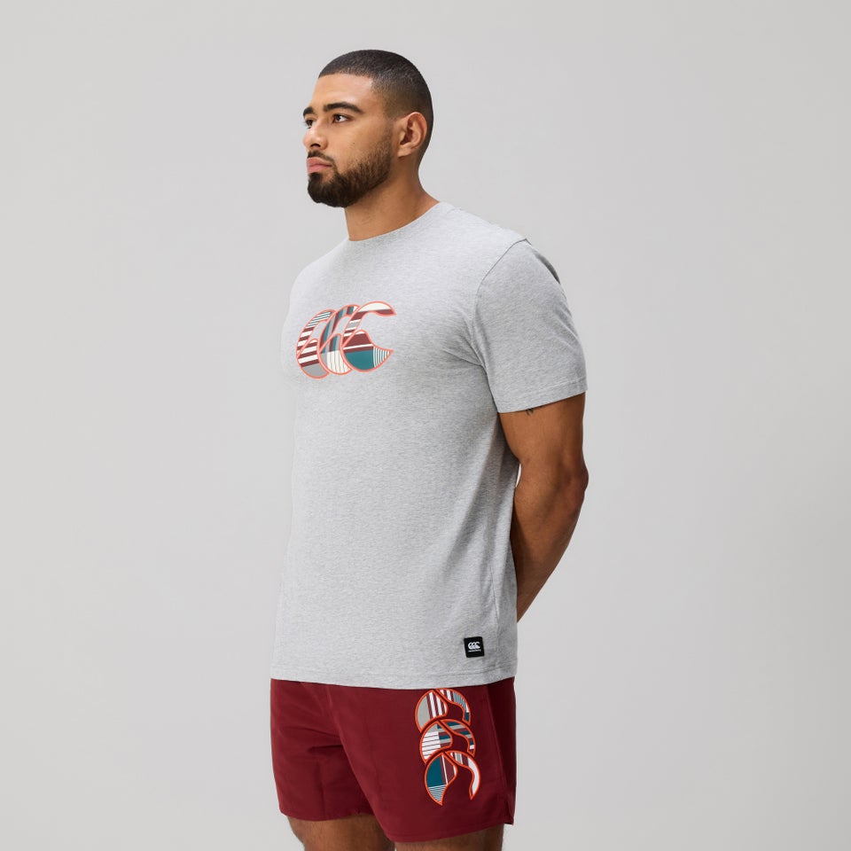 Mens Uglies Logo Tee Grey Marl