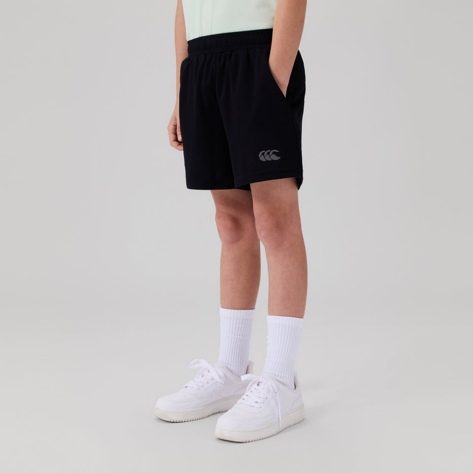 Junior Unisex Tempo+ Knit Shorts Black