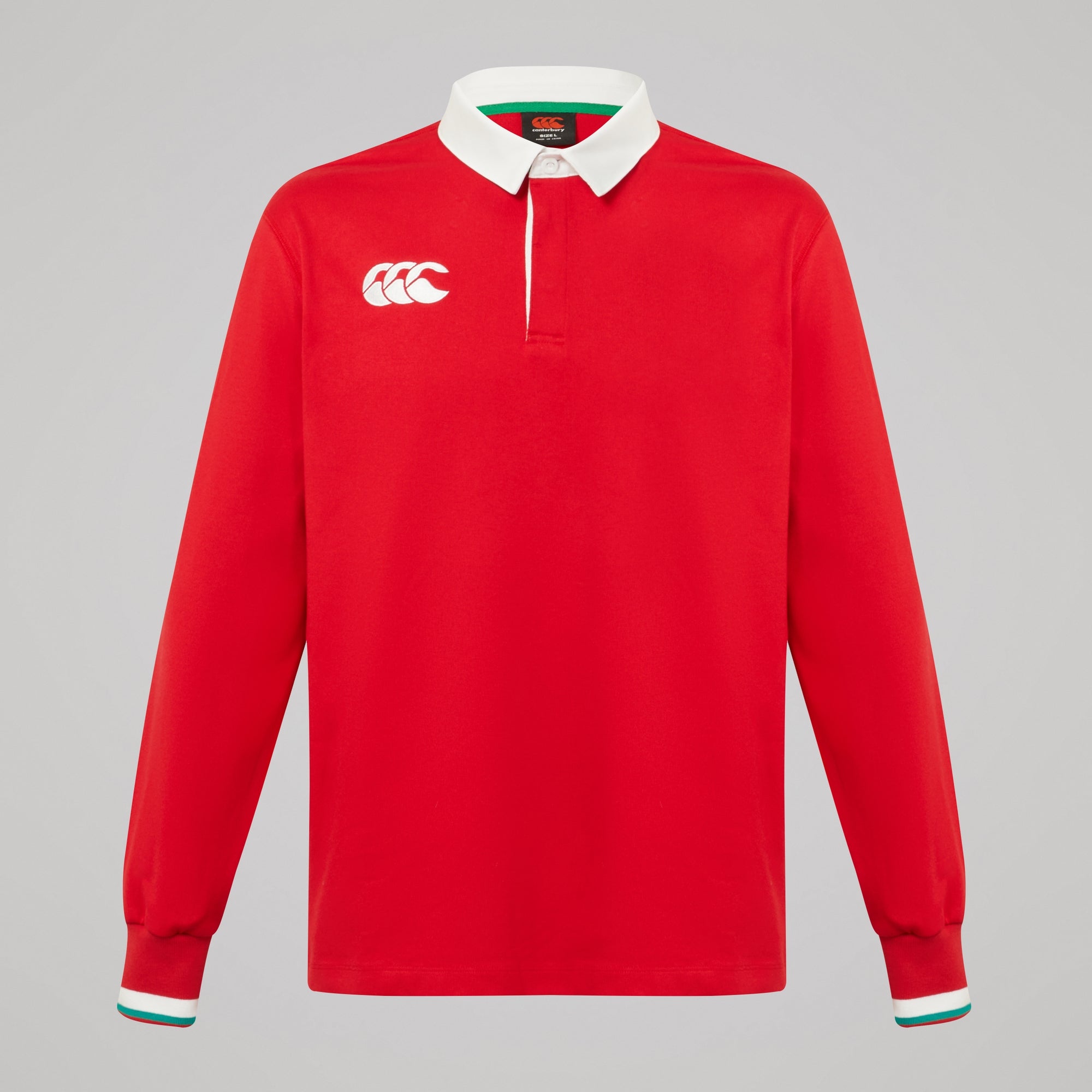 Adult Unisex Classic Long Sleeve Jersey Red | Canterbury