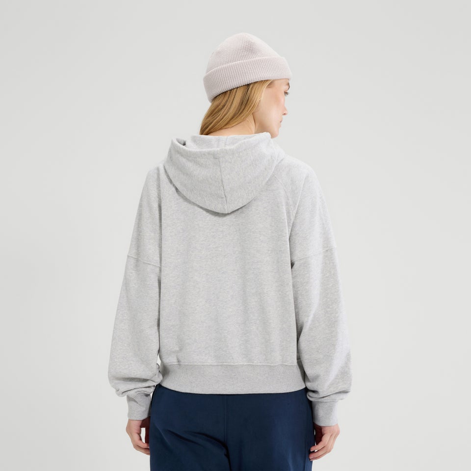 Women's Liscia Hoodie Light Grey Marl