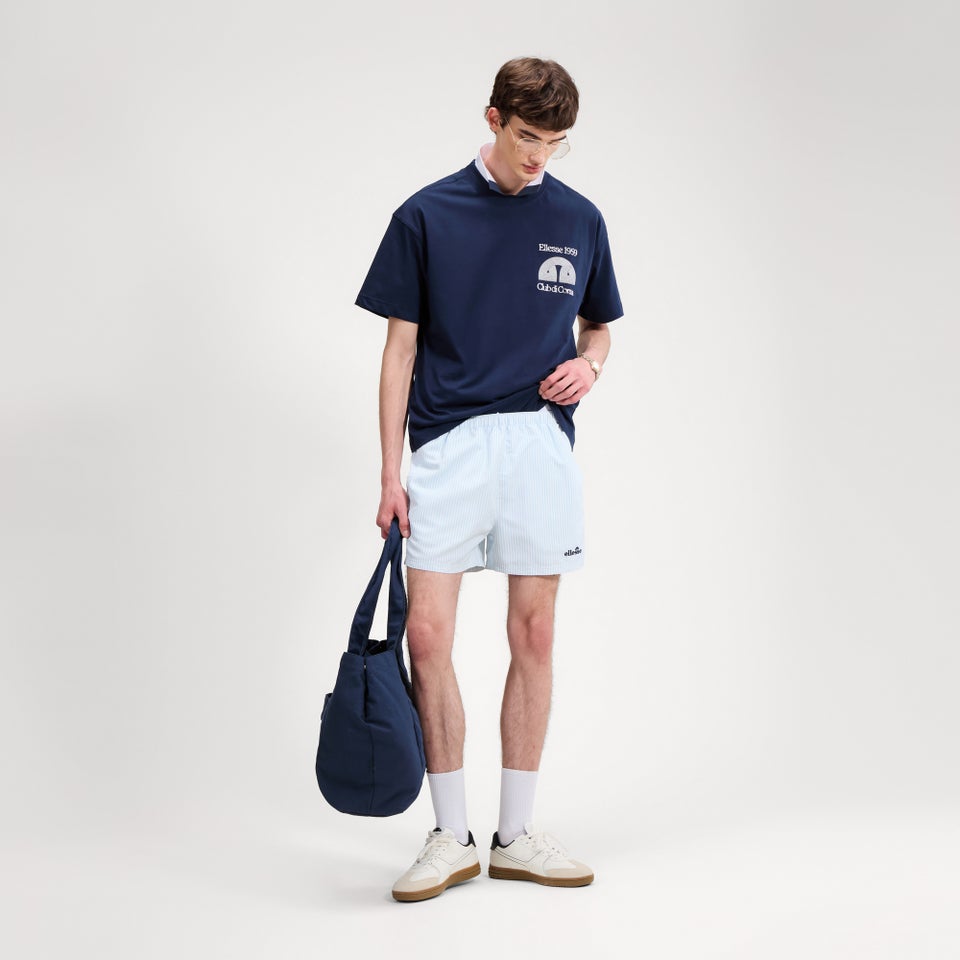 Men's Sylbio Swim Short White/Light Blue