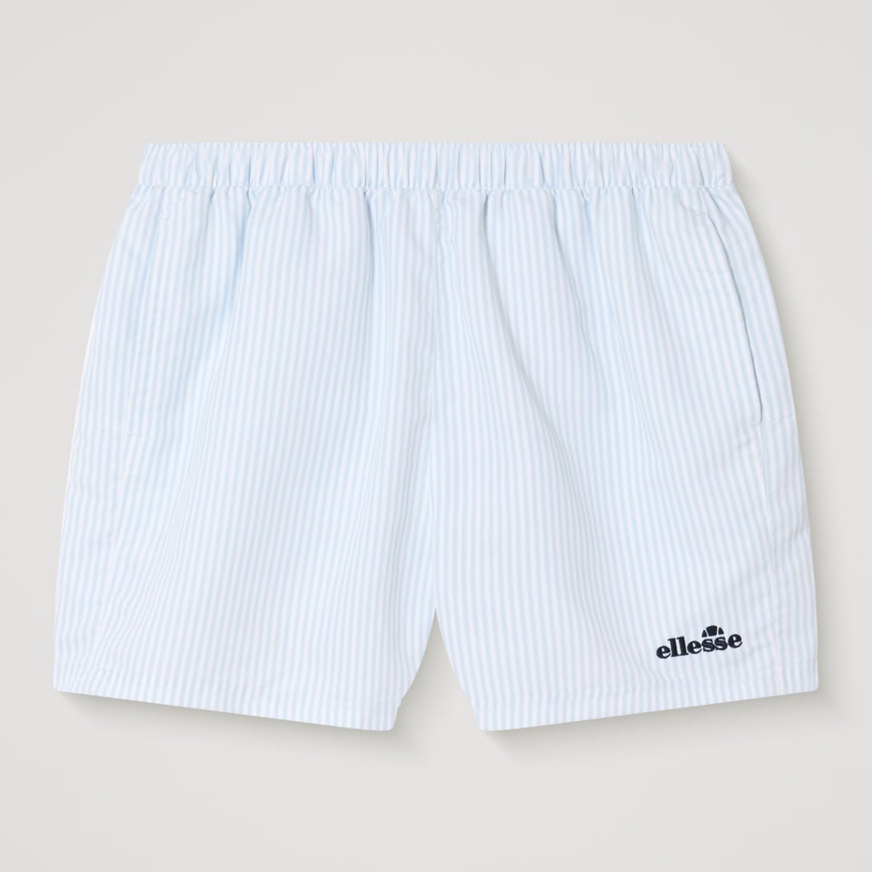 Men's Sylbio Swim Short White/Light Blue
