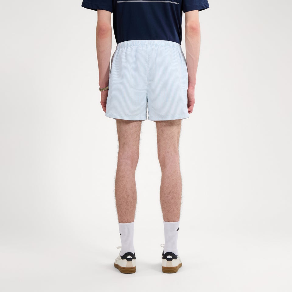 Men's Sylbio Swim Short White/Light Blue