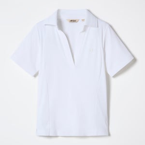 Women's Tulle Polo Shirt White
