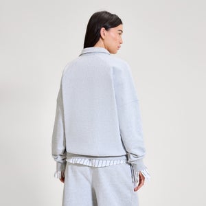 Sweatshirt Morcone für Damen Hellgrau meliert