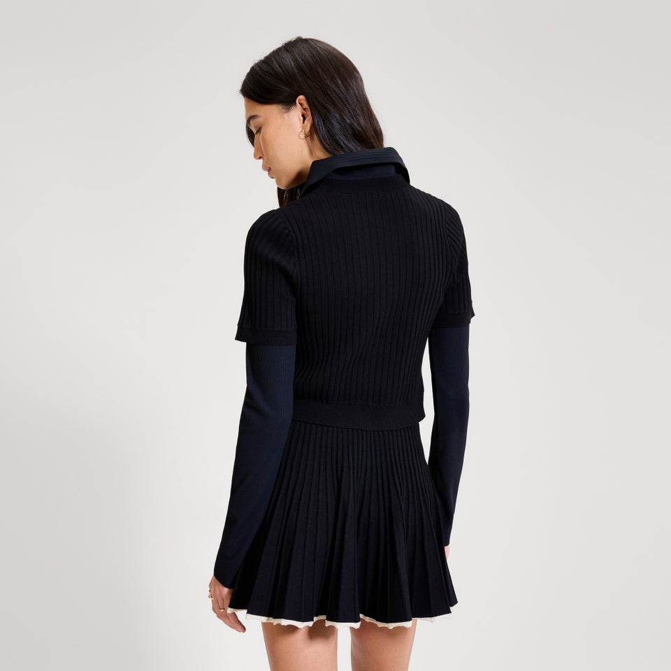 Women's Court Tee Black