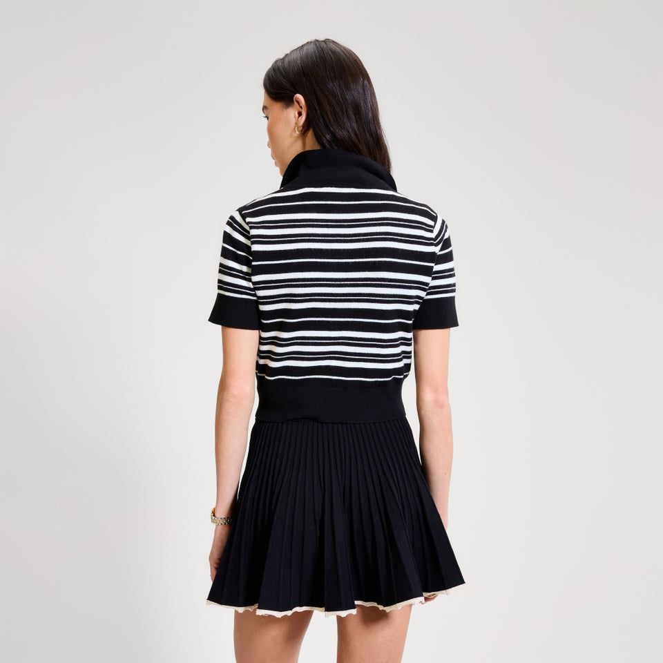 Women's Tennis Polo Black