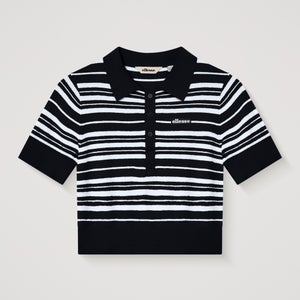 Women's Tennis Polo Black