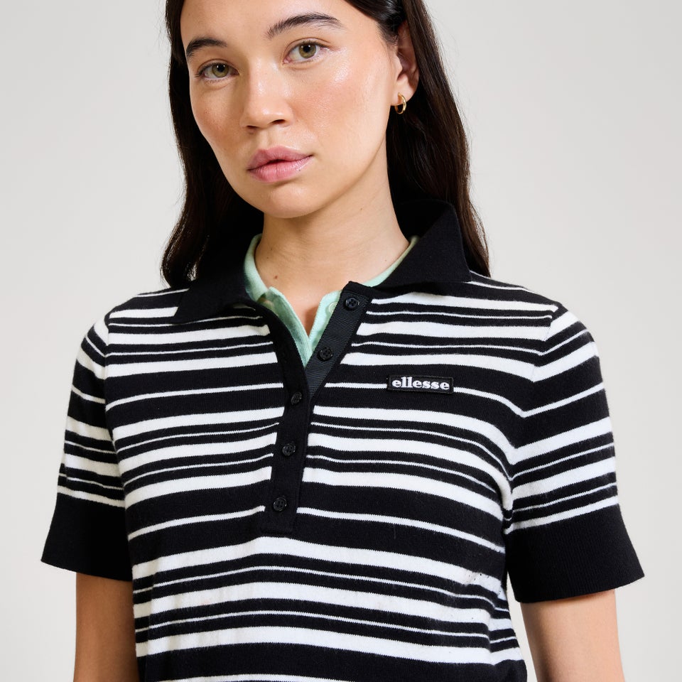 Women's Tennis Polo Black