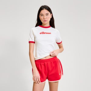 Women's Albenga Tee Off White/Red