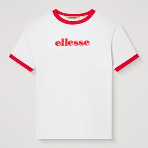 Women's Albenga Tee Off White/Red