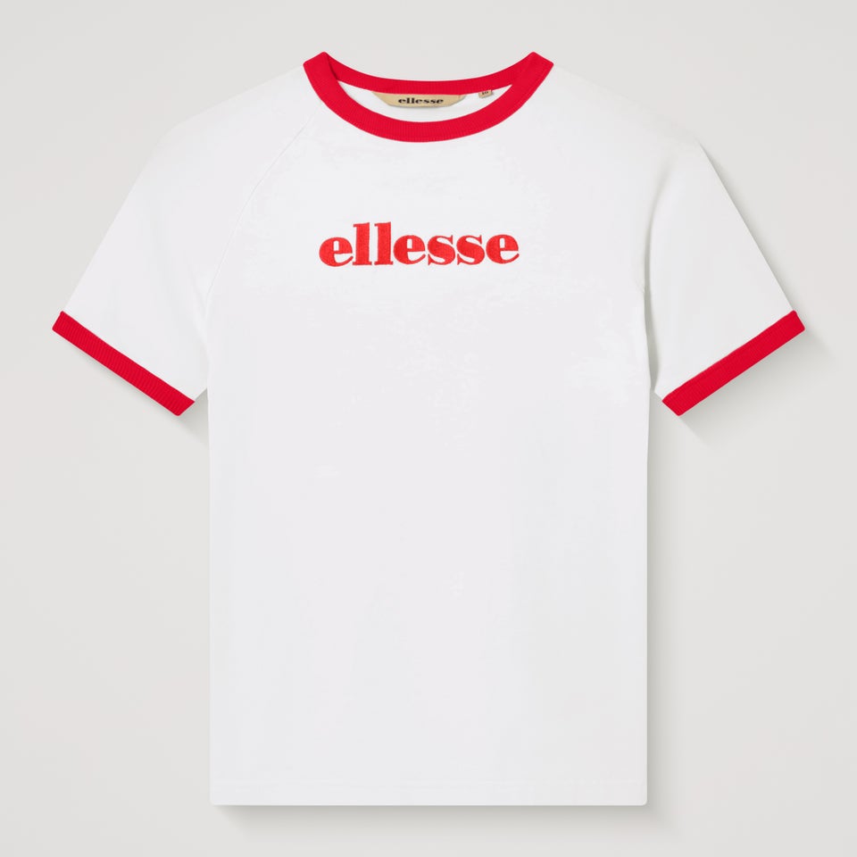 Women's Albenga Tee Off White/Red