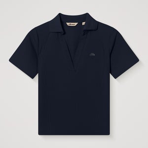 Women's Tulle Polo Shirt Black