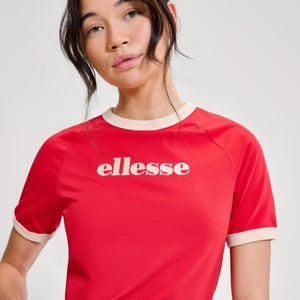 Women's Albenga Tee Red/Off White