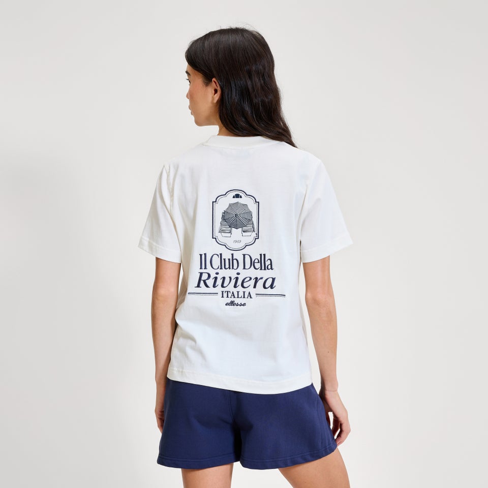 Women's Citronello Tee Off White/Dark Blue