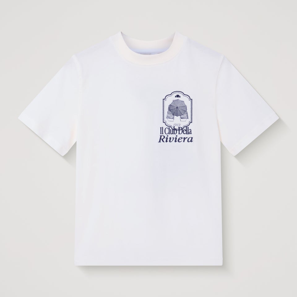 Women's Citronello Tee Off White/Dark Blue