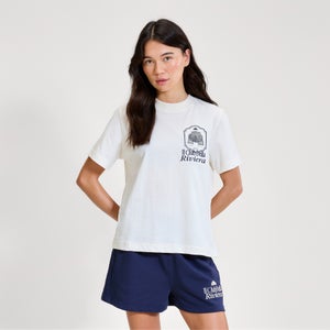 Women's Citronello Tee Off White/Dark Blue