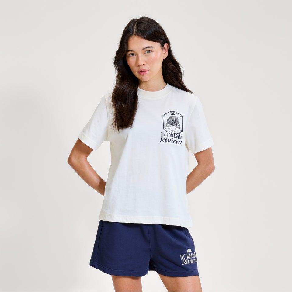 Women's Citronello Tee Off White/Dark Blue