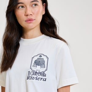 Women's Citronello Tee Off White/Dark Blue