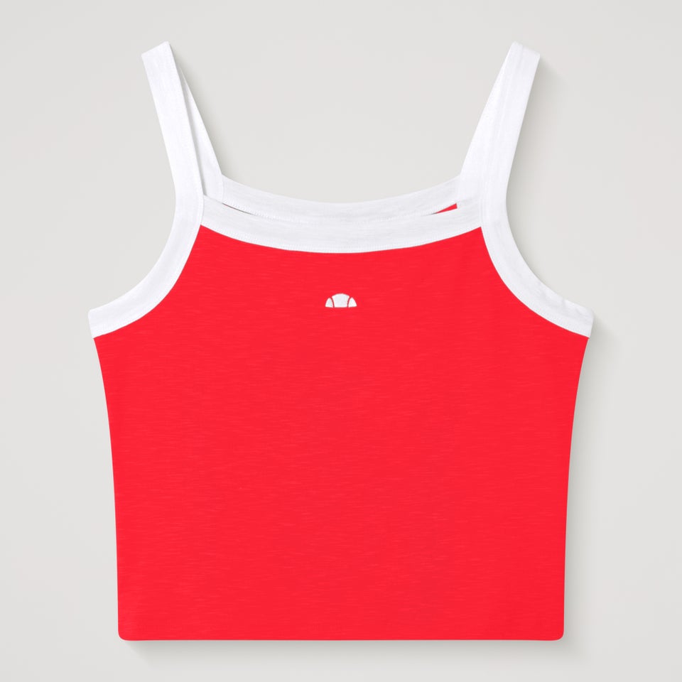 Women's Magliano Vest Top Red/Off White