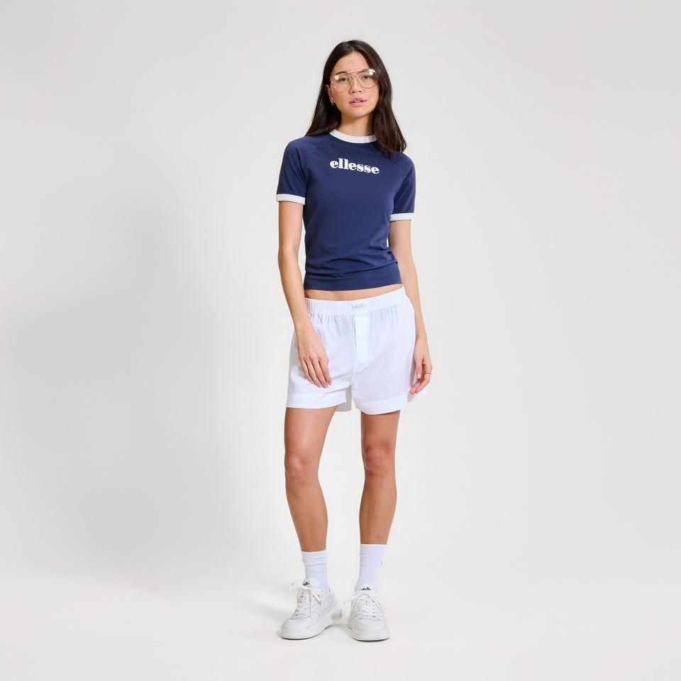 Women's Albenga Tee Dark Blue/Off White