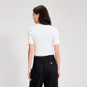 Women's Court Tee Off White