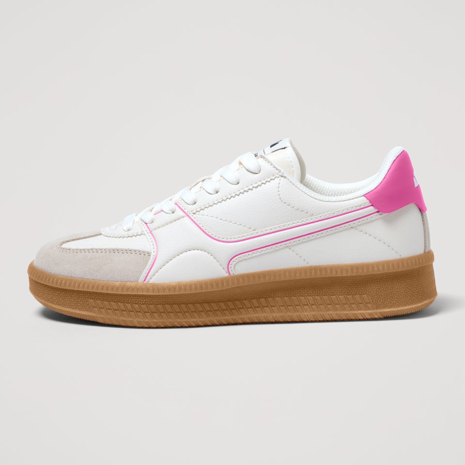 Turnschuhe Josh für Damen Weißrosa