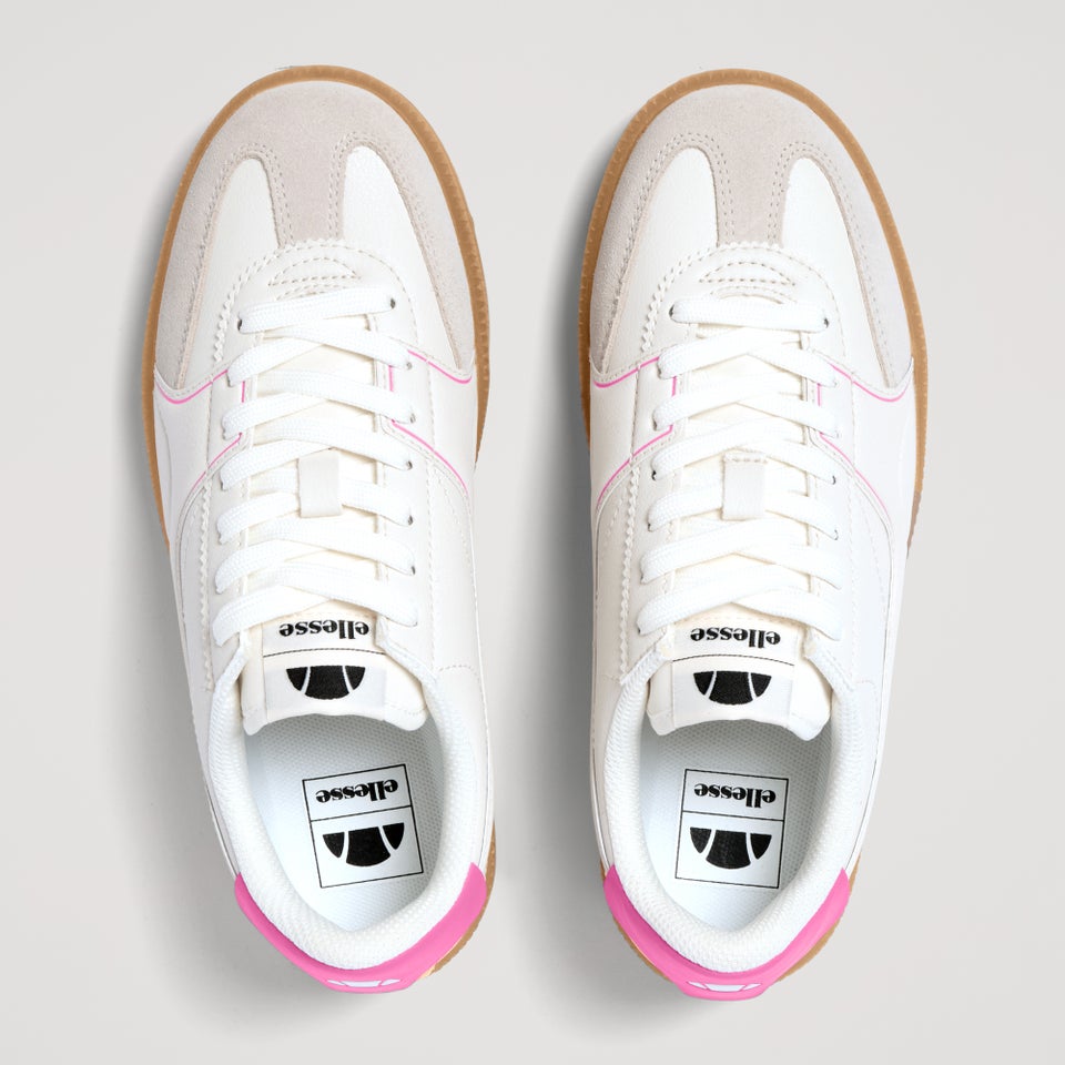 Turnschuhe Josh für Damen Weißrosa