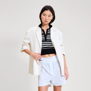 Women's Tailored Blazer Off White