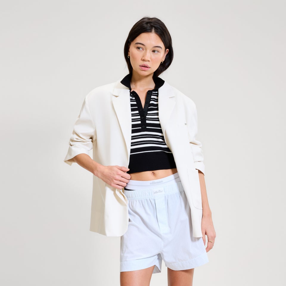 Women's Tailored Blazer Off White