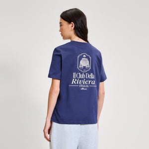 Women's Citronello Tee Dark Blue/Off White