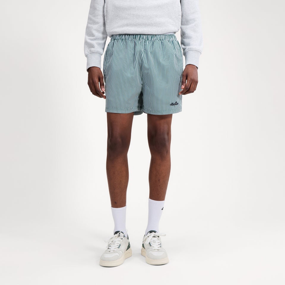 Men's Sylbio Swim Short White/Dark Green