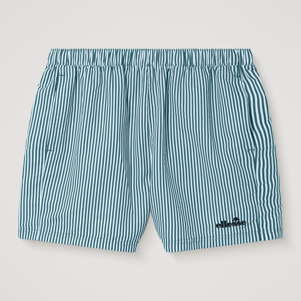 Men's Sylbio Swim Short White/Dark Green