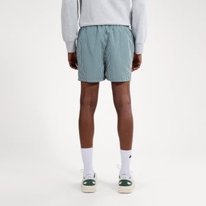 Men's Sylbio Swim Short White/Dark Green