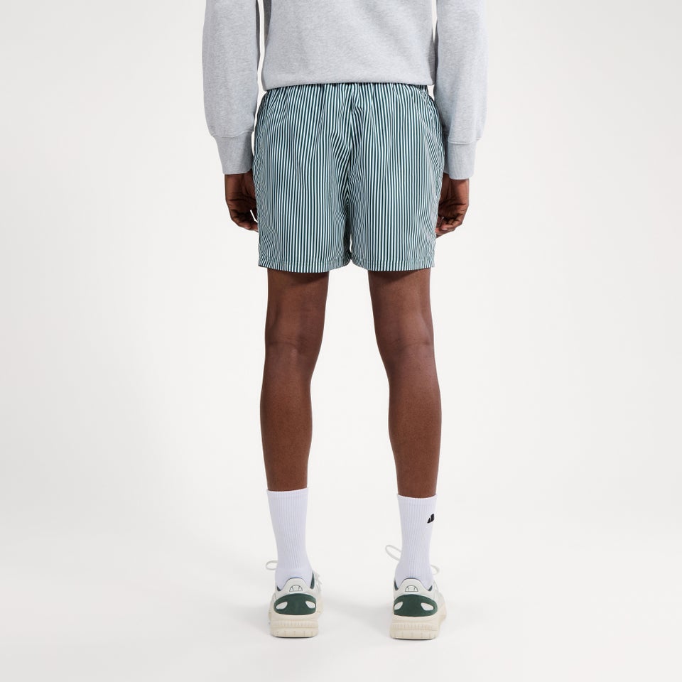 Men's Sylbio Swim Short White/Dark Green