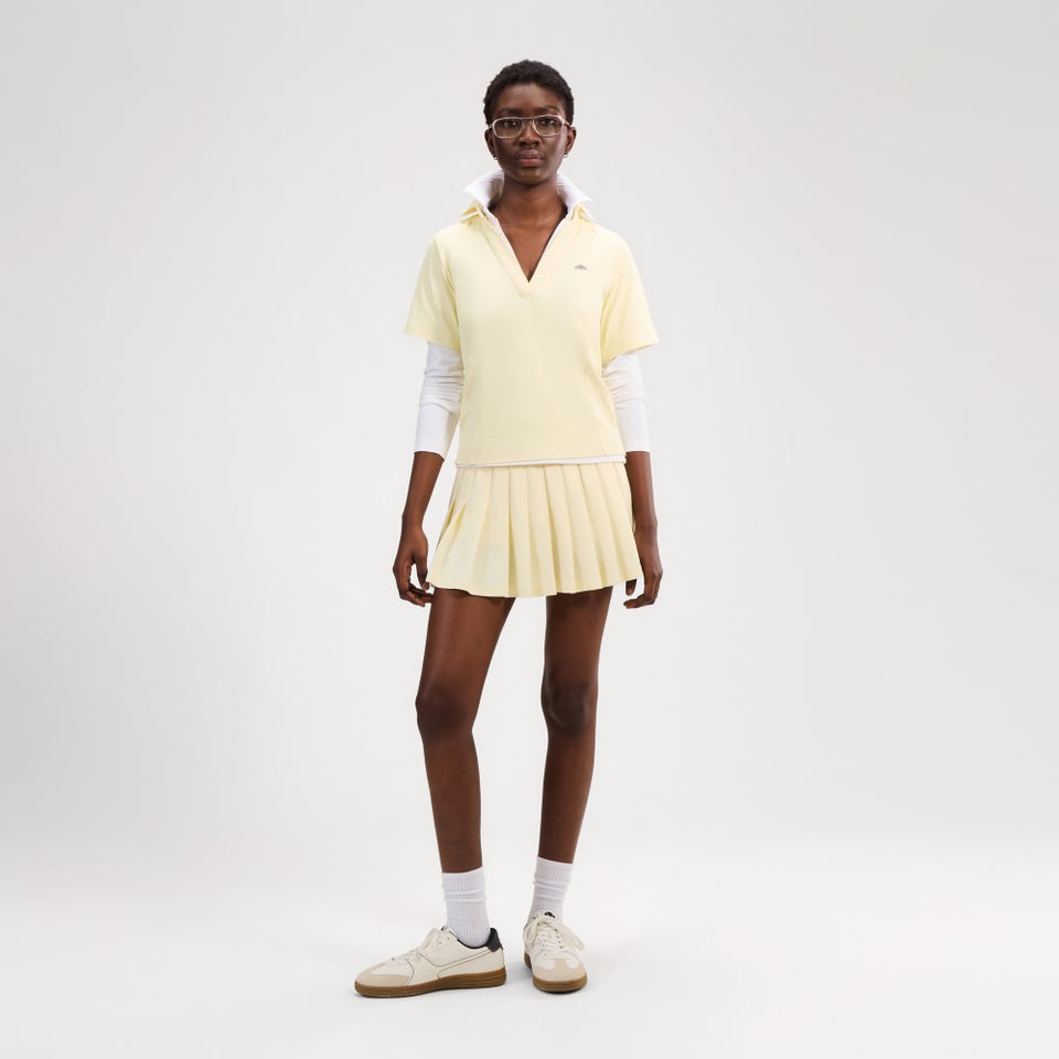 Women's Ortegas Tennis Skort Light Yellow