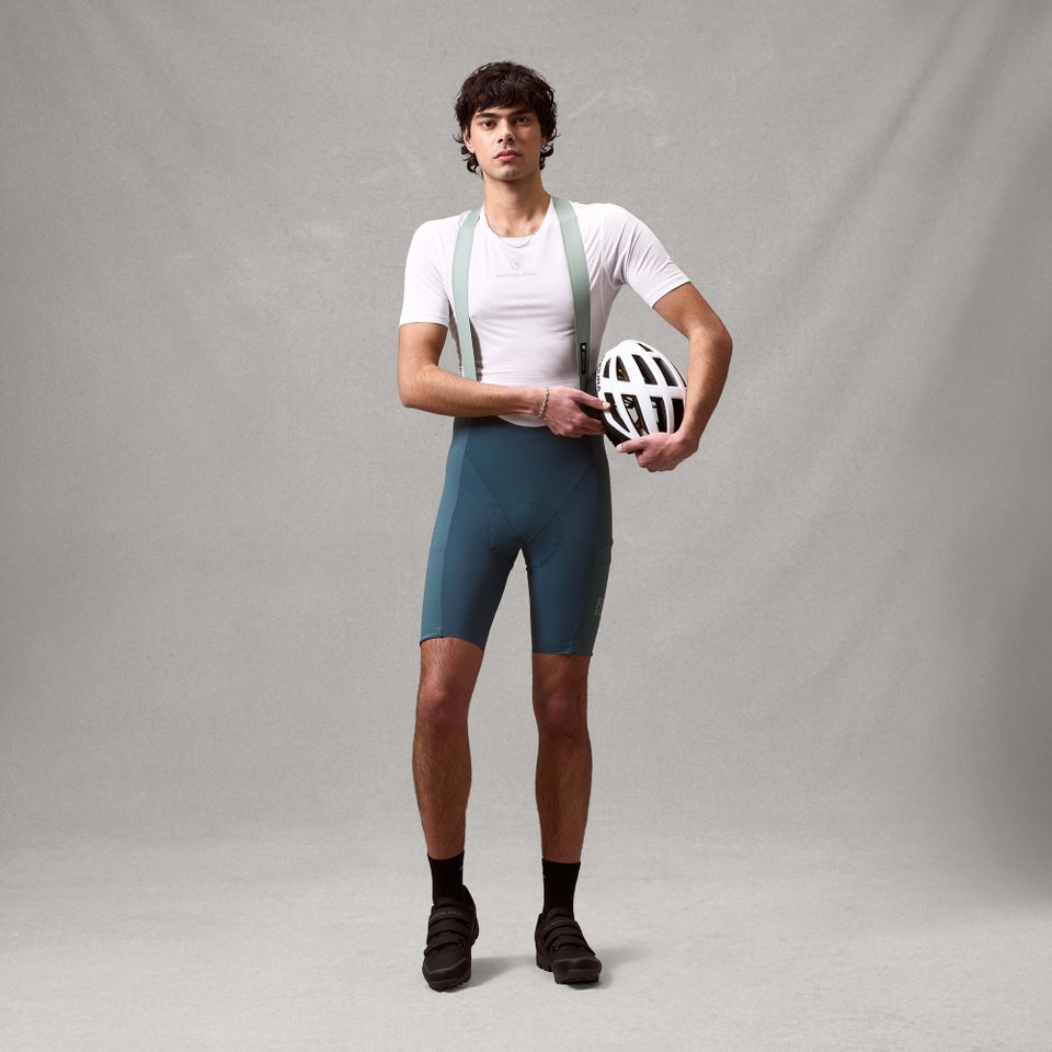 Men's AllTrack Ride Bib Shorts - Teal