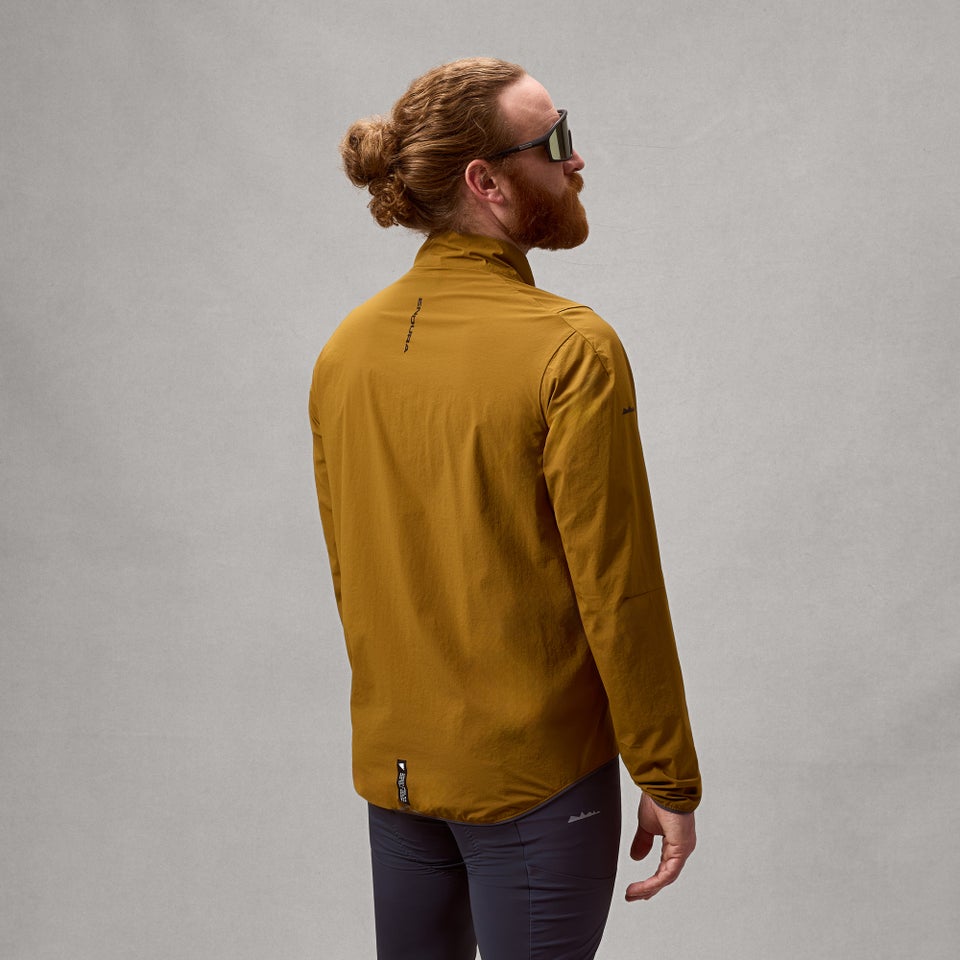 Herren AllTrack Ride Packbare Jacke - Trail Bronze