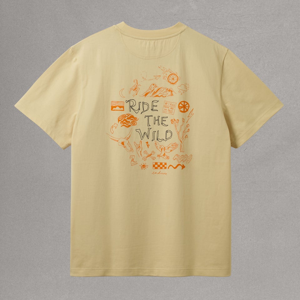 Unisex Ride The Wild Graphic Tee - Light Sand